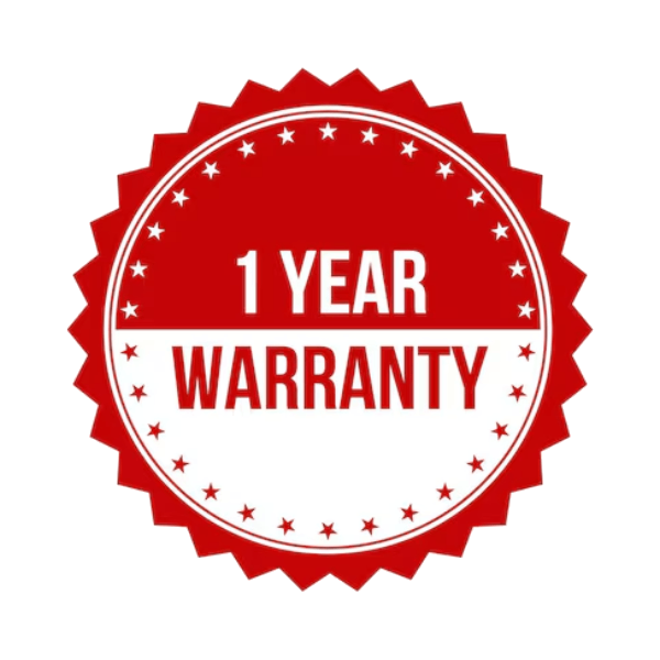 1 Year Warranty